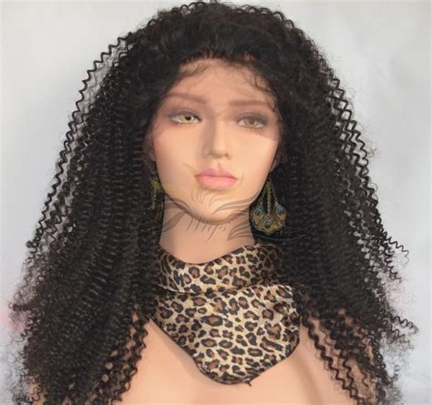 Kinky Curly Hd Skin Melting Lace Full Lace Wig Invisible Lace Wig