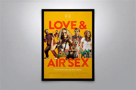 Love And Air Sex Signed Poster Coa