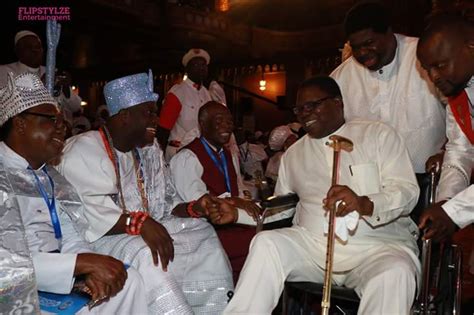 Obasanjo Ooni Of Ife Sk Abiara Attend The Comforter 2018 New York