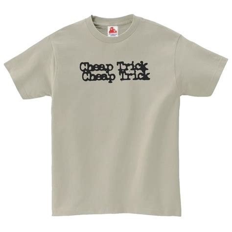 チープ・トリック Cheap Trick 音楽tシャツ ロックtシャツ バンドtシャツ シルバーグレー Sg Ong239うえきたや