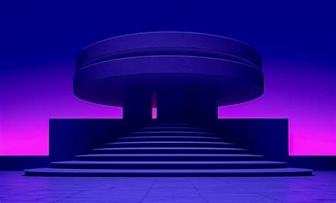 Premium AI Image | Minimal Architecture with a 70s Vibe Futuristic ...