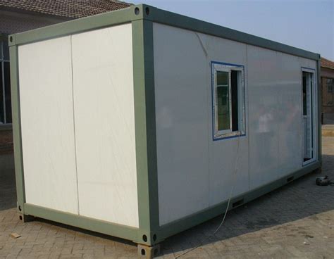 Rectangular Polished Aluminium Portable Cabins For Office Feature