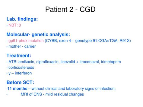 Ppt Burst Test Using Fagoflow In Patients With Cgd And Hematopeotic