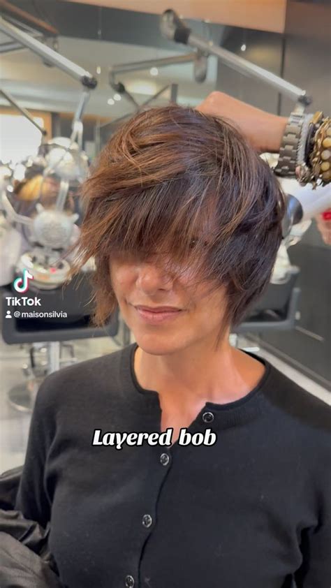 Silvia Cappelli On Instagram Layered Bob Brown Caramel In 2024