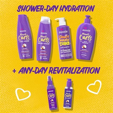 Aussie Miracle Curls Collection Shampoo Conditioner Deep Conditioner Spray Gel Detangling