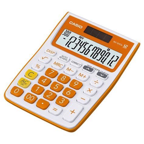 Calculatrice De Bureau Casio Mj Vc Orange Cas Mj Vc Ro Best