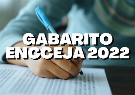 Gabarito Encceja Extraoficial Resultado Das Provas Deste Domingo