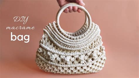 Diy Macrame Bag Tutorial Macrame Purse Pattern Step By Step No Music