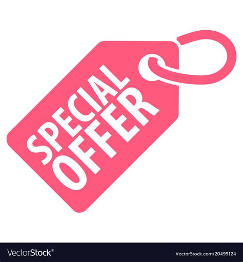 Special offer tag Royalty Free Vector Image - VectorStock