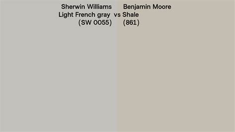 Sherwin Williams Light French Gray Sw 0055 Vs Benjamin Moore Shale