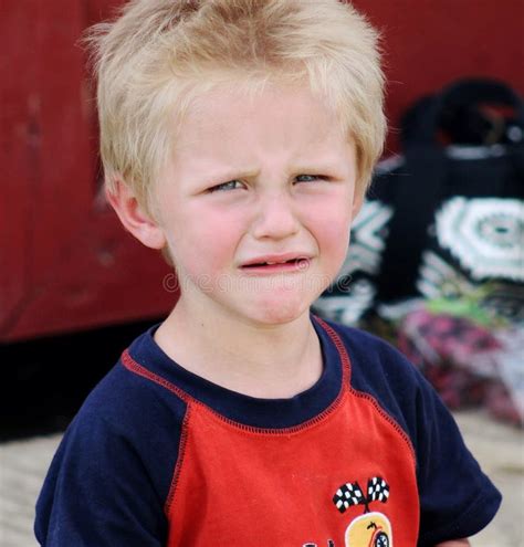 Adorable Toddler Boy Crying Stock Image - Image of toddler, blue: 43350133