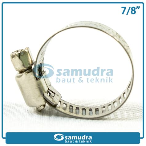 Klem Selang Inch Bison Cincin Jepit Stainless Steel Hose Clamp