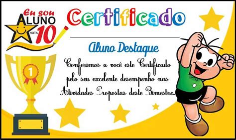 Certificado De Incentivo Para As Aulas Remotas