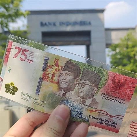 Uang Rupiah 75 Ribu Baru Newstempo