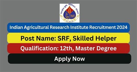 Iari Recruitment 2024 Skilled Helper Posts Apply Now Tamilanguide