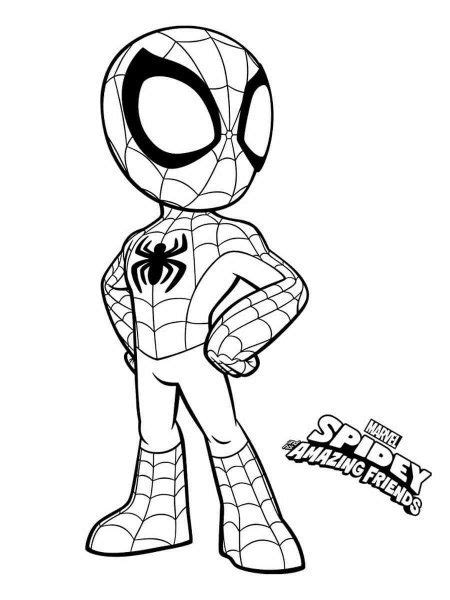 Spidey And His Amazing Friends Coloring Pages En Coloriage