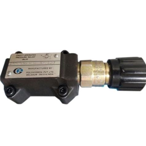 Mild Steel Hydraulic Pressure Relief Valve, Solanki Hydraulics | ID ...