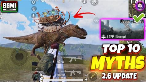 Top Mythbusters Pubg Mobile Bgmi Tips Tricks Update Pubg