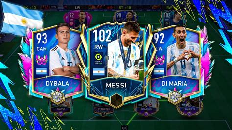 I Built Full Master Argentina Squad Fifa Mobile Youtube