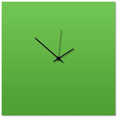 Metal Art Studio Greenout Black Square Clock Michaels