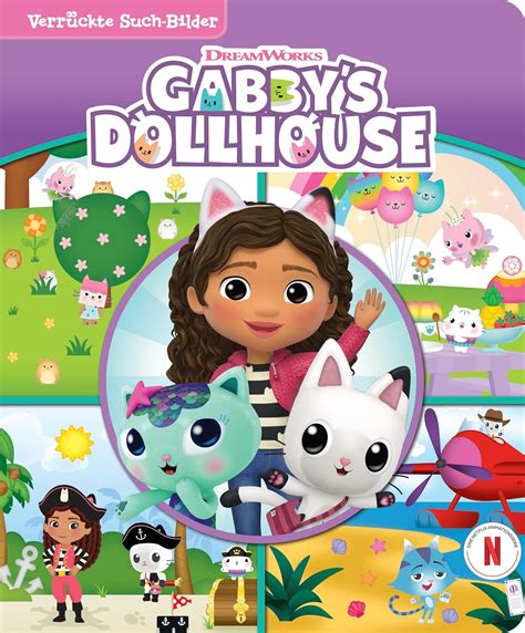 Gabby S Dollhouse Verr Ckte Such Bilder Wimmelbuch Pappbilderbuch