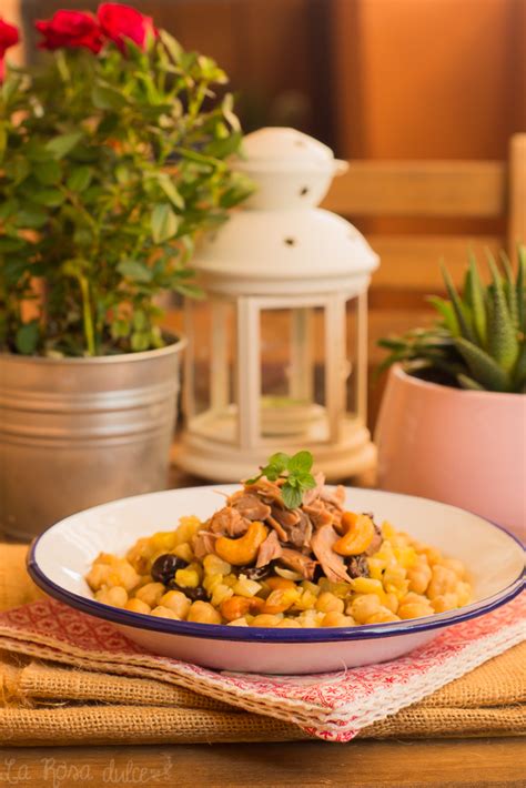 Cous Cous Con Cordero Verduras Y Anacardos La Rosa Dulce