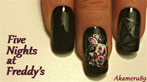 Mangletoy Foxy Five Nights At Freddys Inspired Nails Nail Designs Nails Nail Designs