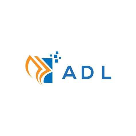 Adl Credit Repair Accounting Logo Design On White Background Adl