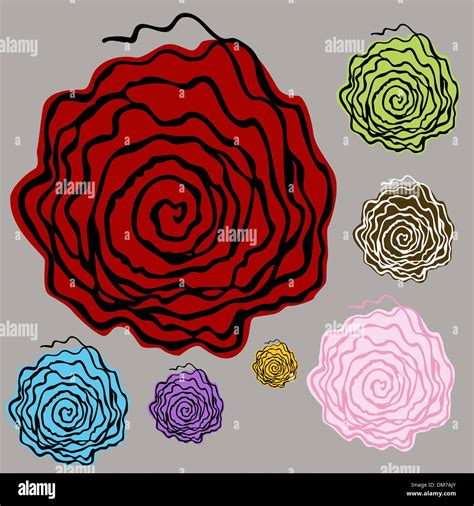 Abstract Floral Element Stock Vector Image And Art Alamy