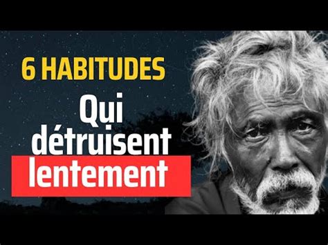 6 habitudes qui détruisent lentement dont la majorité ignorent encore