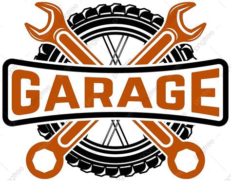 Logotipo De Logotipo De Mecânico De Automóveis De Garagem Png Retro