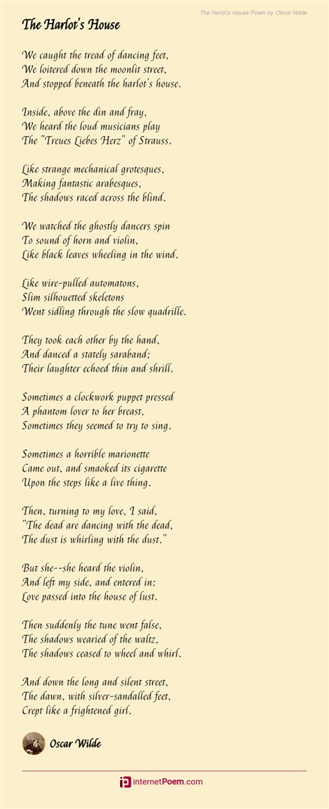 The Harlot's House Poem by Oscar Wilde