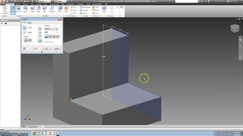 Creating A Fillet With Autodesk Inventor Youtube