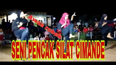 Seni Pencak Silat Cimande Youtube