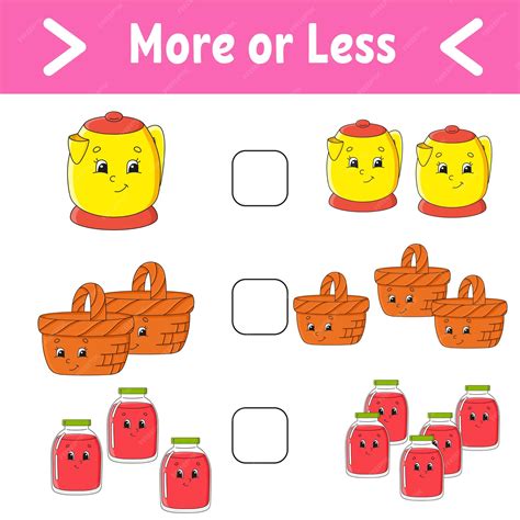 Planilha de atividades mais ou menos educativas para crianças e bebês