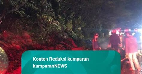 Longsor Terjadi Di Jalur Puncak Bogor Badan Jalan Sempat Tertutup