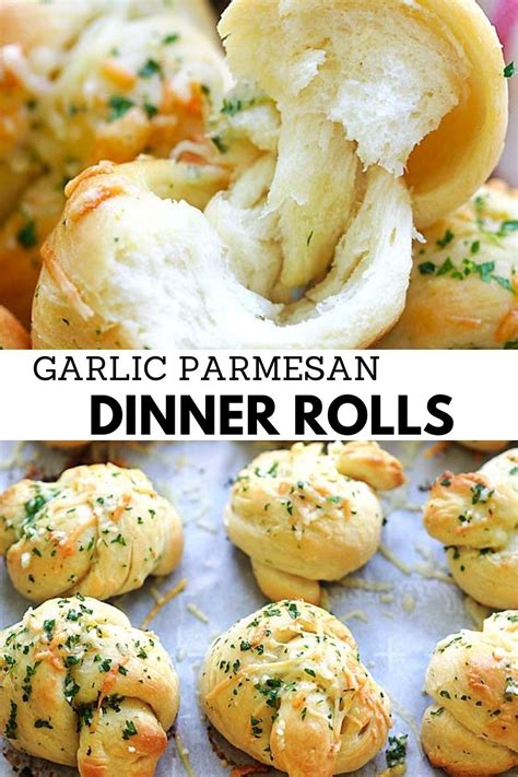 Garlic Parmesan Dinner Rolls Artofit