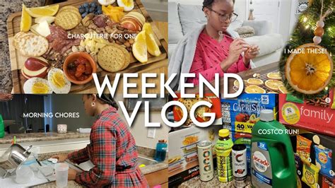 Weekend Vlog Slow Mornings Making Dried Orange Ornaments Charcuterie