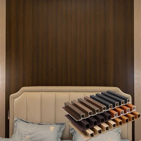 OEM Indoor Wall Cladding Walls Wooden Grain WPC Panels WPC Interior