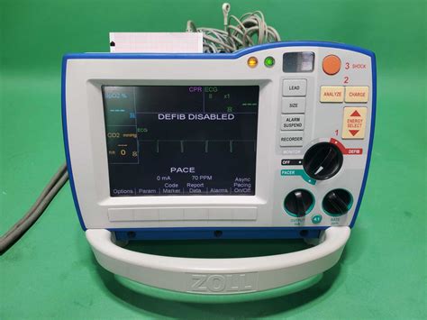 Used Zoll R Series Als W Aed Pacing Nibp Etco2 Ecg Spo2 Defibrillator For Sale Dotmed