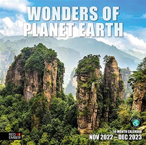 Amazon RED EMBER Wonders Of Planet Earth 2023 Hangable Monthly