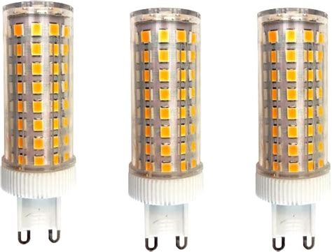 Kit 10 Lampada Led Halopim G9 15w 96 Leds Para Lustre Arandela Branco