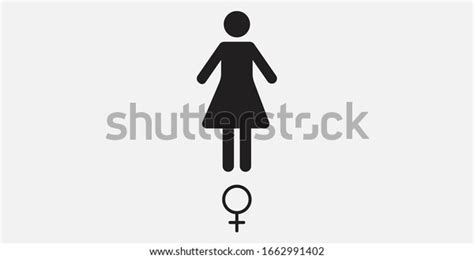 Female Sex Symbol Gender Woman Symbol 库存矢量图（免版税）1662991402 Shutterstock