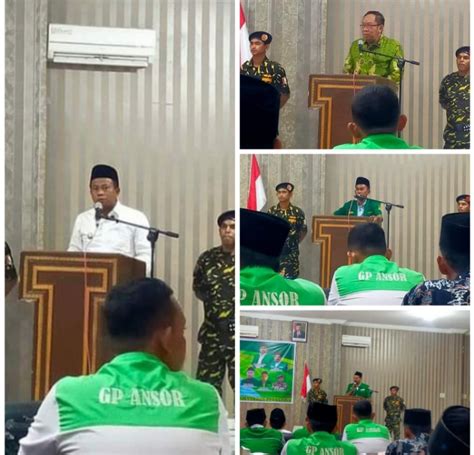 Pelantikan PAC GP Ansor Se Kabupaten Rokan Hilir Ini Pesan Wabup H