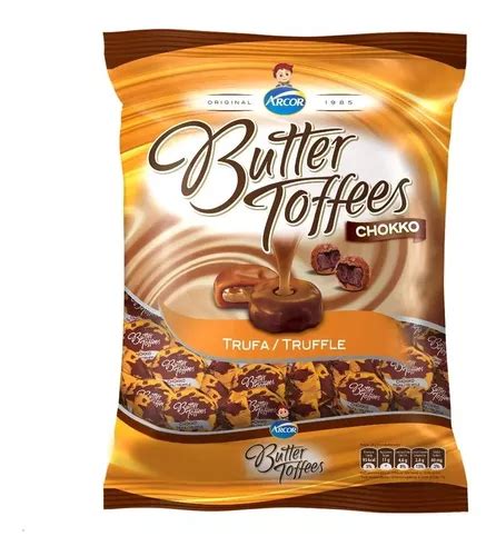 Kit 3 Pacotes Bala Butter Toffees Arcor 500g Atacado Parcelamento Sem