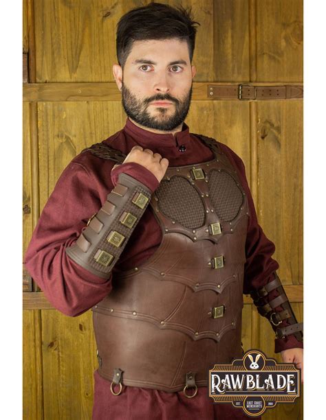 Armadura Medieval Edekan Marrom ⚔️ Loja Medieval