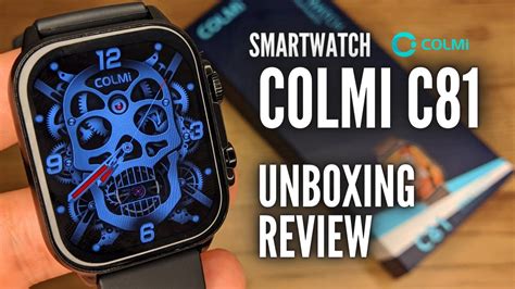 Smartwatch COLMI C81 UNBOXING REVIEW O Colmi A Melhor TELA