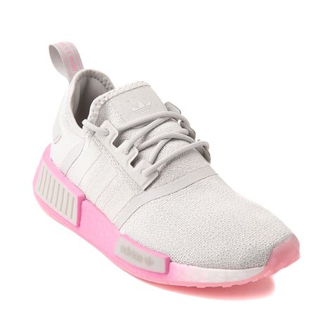 Womens Adidas Nmd R Athletic Shoe Gray Bliss Pink Journeys