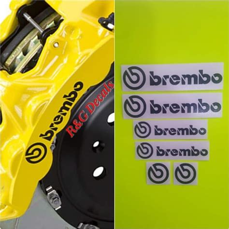 Amazon R G Brembo Decal Combo Package For Piston Piston