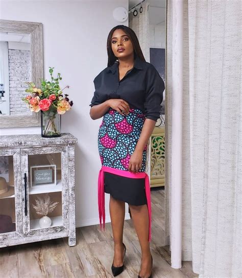 African Print Ankara Pencil Skirt For Work Womens Skirt Ankara Skirt